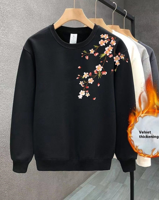 American Retro Heavy Pullover Sweater For Men