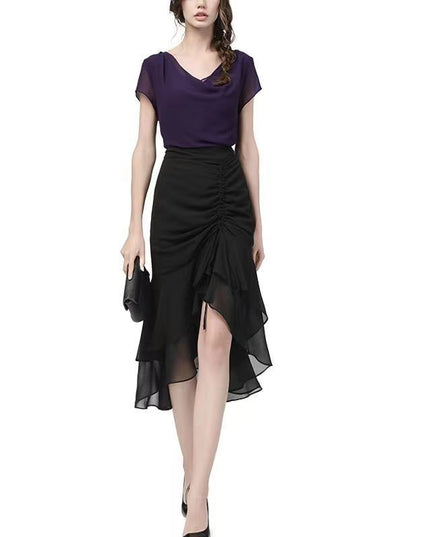 Waist Slimming Fishtail Sheath Mid-length
