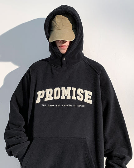 Men's Letter Printing Loose Pullover Top