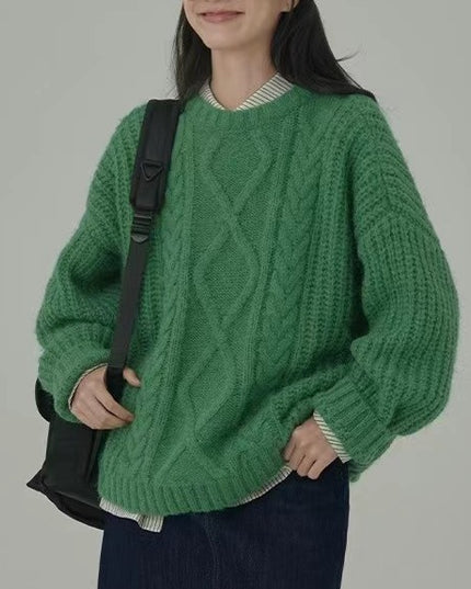 Loose And Lazy Style Soft Glutinous Sweater For Women
