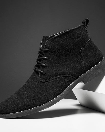 Men's Business Shoes And Boots Retro British