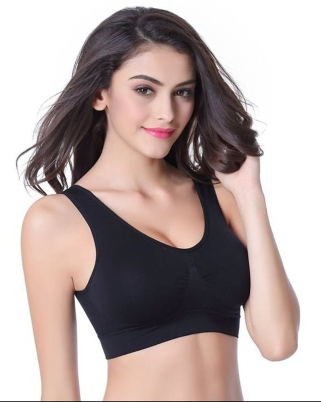 Underwear Women's Bra, Vest-Style No Rim Sports Thin Bra