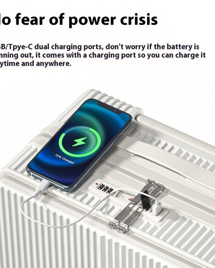 Front Half-opening Multifunctional Luggage