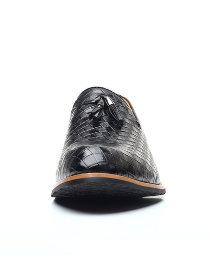 British Style Casual Fashion Cross-border Tassels Men's Pointed Small Leather Shoes With Feet