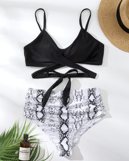 Spa Ladies Bikini Split Swimwear Multicolor