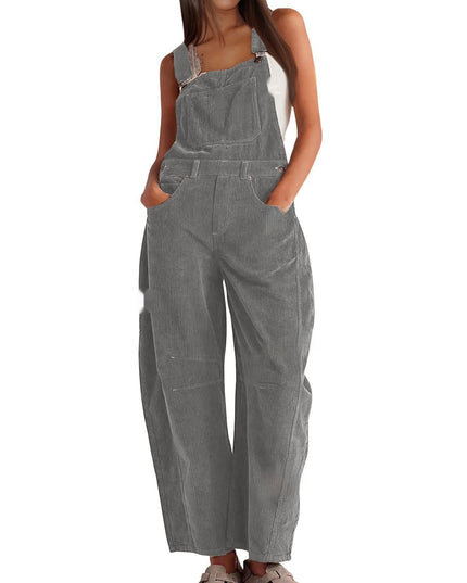 European And American Bib Women's Fashion Jumpsuit Women's Loose New