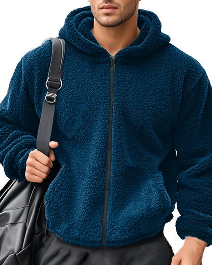 American Men's Double-sided Bejirog Loose Hooded Zipper Jacket