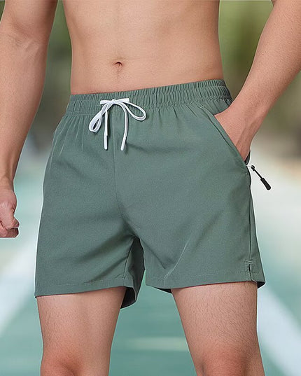 Black Ice Silk Fitness Training Pants Running Men's Pants