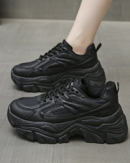 Women's Thick Bottom Breathable White Shoes