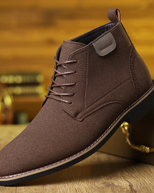 Martin Boots Men's British Style High-top Leather Shoes