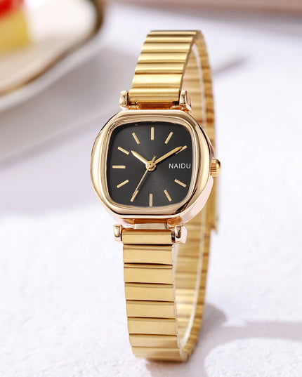 Fashion Simple New Small Square Watch Steel Watch Ladies
