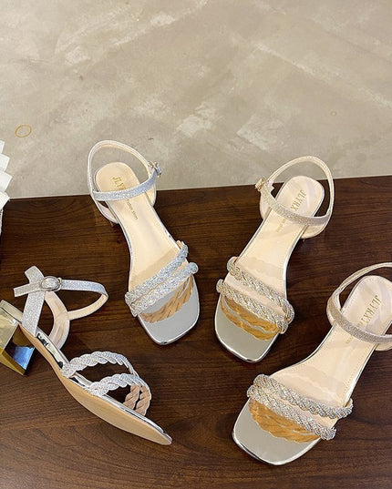 High-heeled Sandals New Thick Heels