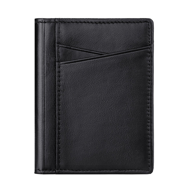 Multi-card Slot RFID Real Cowhide Bank Card Holder ID Holder