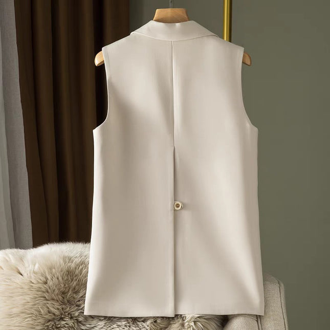 Women's Spring And Autumn Design Sense Vest Coat
