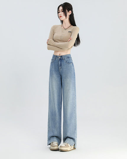 New Narrow Wide-leg Jeans For Women