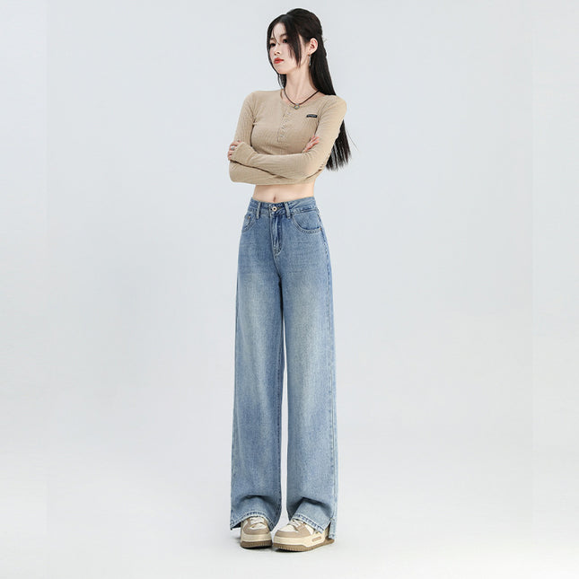New Narrow Wide-leg Jeans For Women