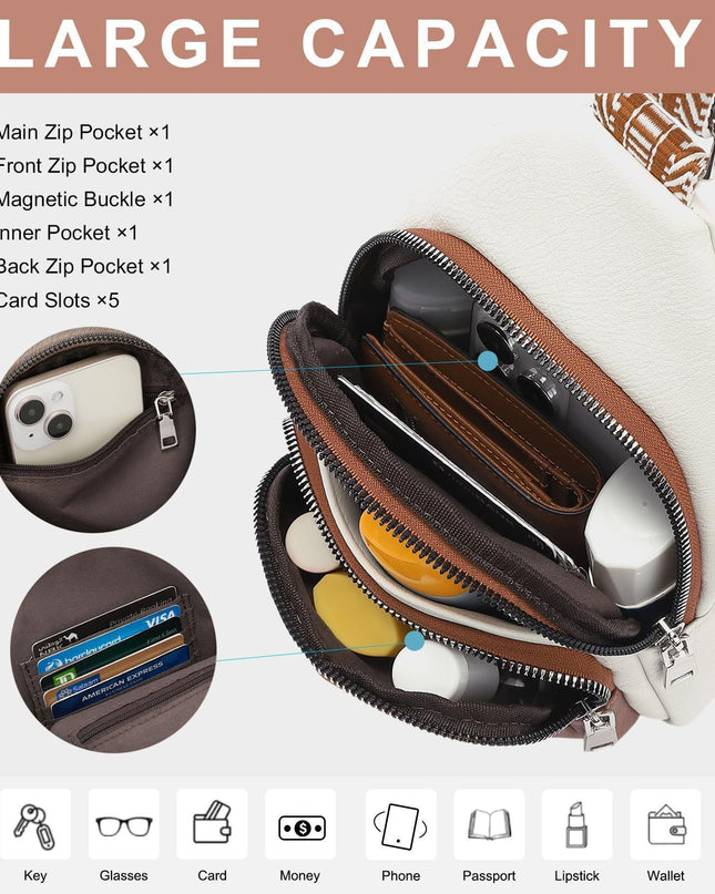 Simple And Stylish Casual Motorcycle Bag Women