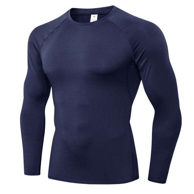 Workout Clothes Men's Long Sleeve Quick-drying High Elastic Tights
