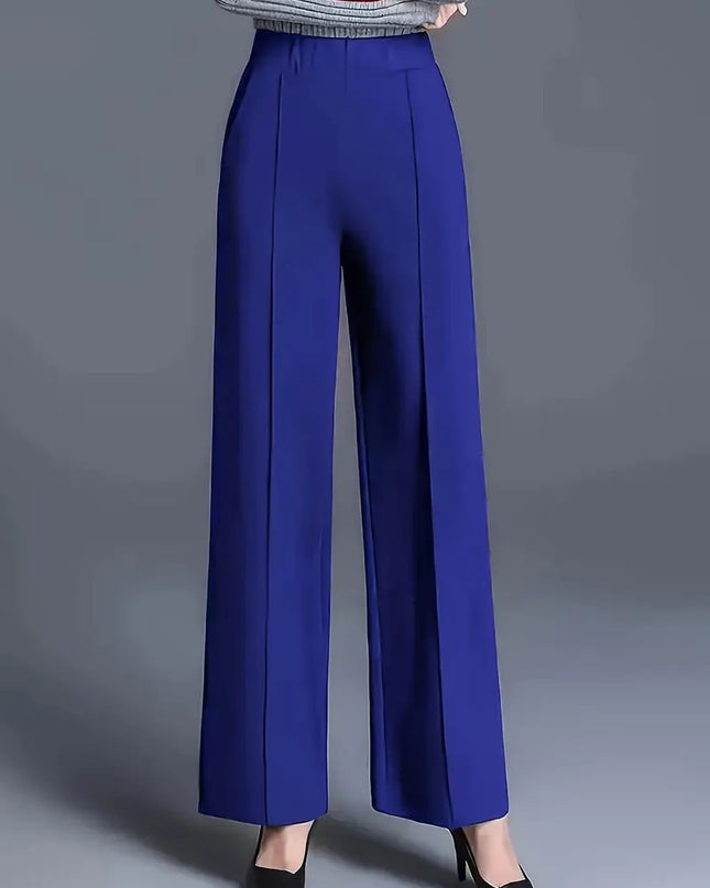 Women's Solid Color Straight Casual Pants