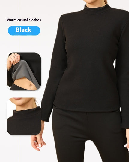 Women's Clothing Turtle Neck Thermal Underwear