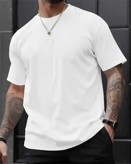 3D Digital Printing Printed Loose Short Sleeve Round Neck T-shirt