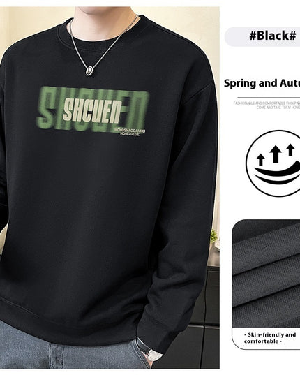 Round Neck Heavy Sweater For Men Spring And Autumn New