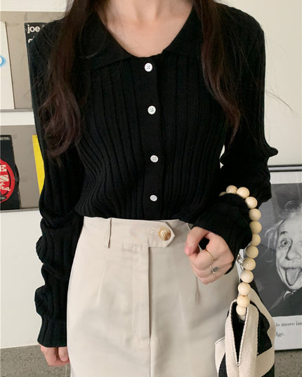 Retro Gentle Inner Wear Sweater Cardigan