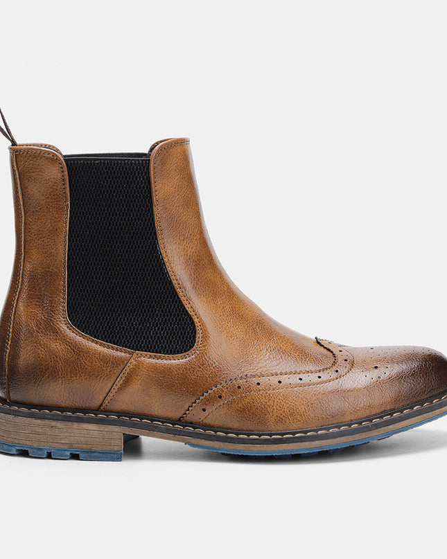 Men's Fashion Vintage Do-over Chelsea Boots