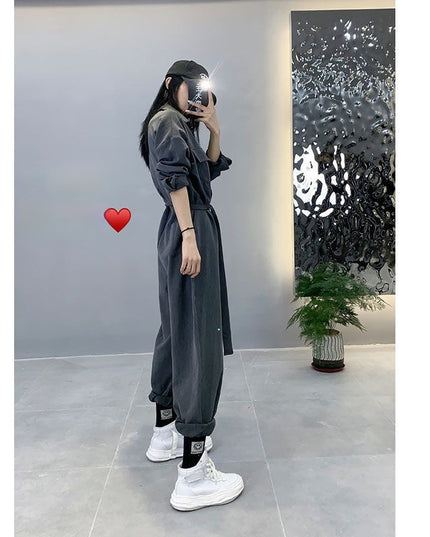 Fashion Loose And Handsome Fried Street One-piece Tide