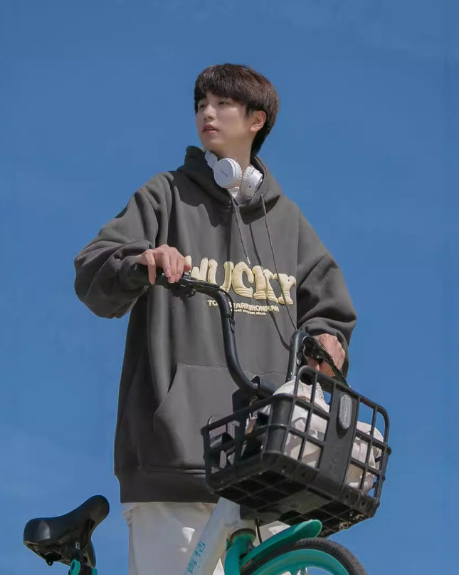 New Autumn Thin Loose Hoodie Men's Hoodie Sweater