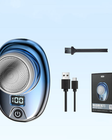 Digital Waterproof Travel Electric Portable Shaver