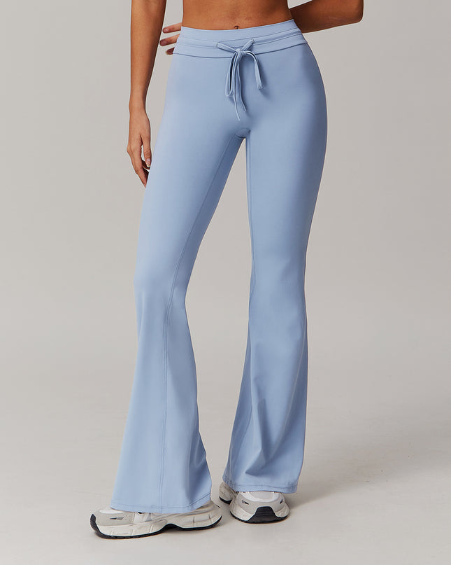 High Waist Hip Lift Yoga Bell-bottom Pants Belly Contracting