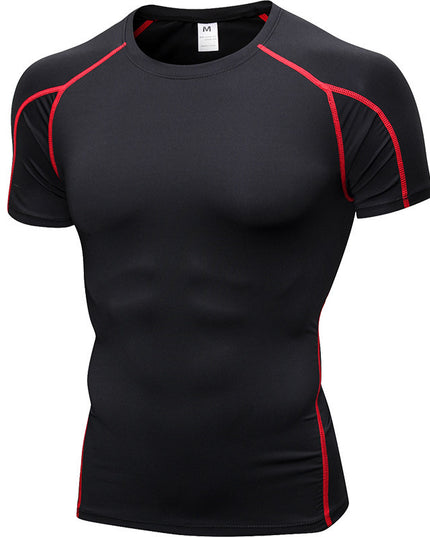 Men's PRO Tight Short Sleeve Fitness Exercise