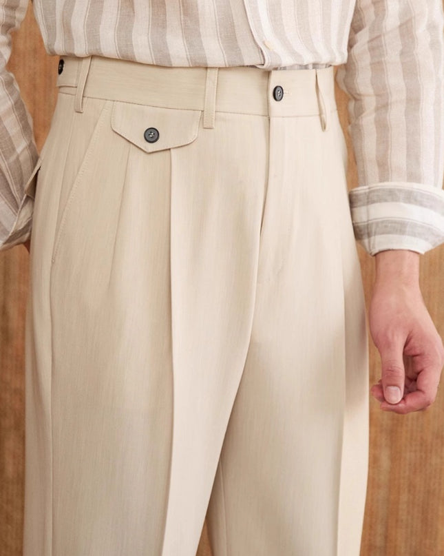 Breathable Business Casual Long Pants Men