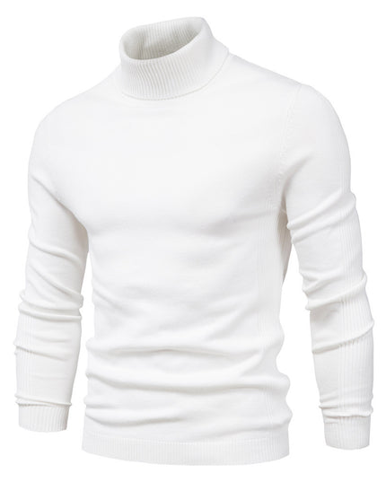 Men's Solid Color Pullover Sweater