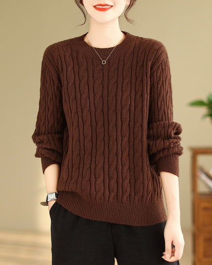 Western Style Outer And Inner Wear All-match Sweater