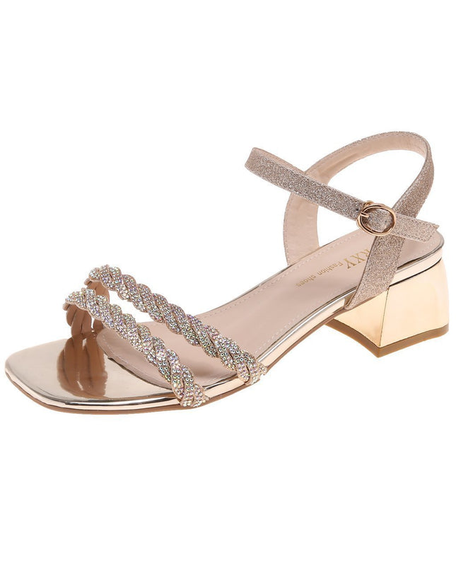 High-heeled Sandals New Thick Heels