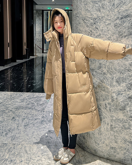 Winter New Mid-length Loose Hong Kong Style Bread Coat Cotton-padded Coat