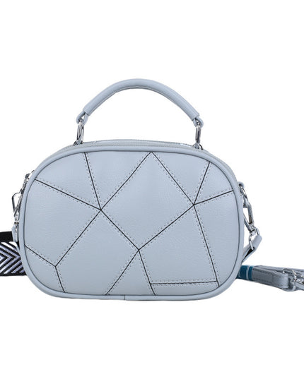 Fashion Three-layer Retro Trendy Patchwork Small Bag
