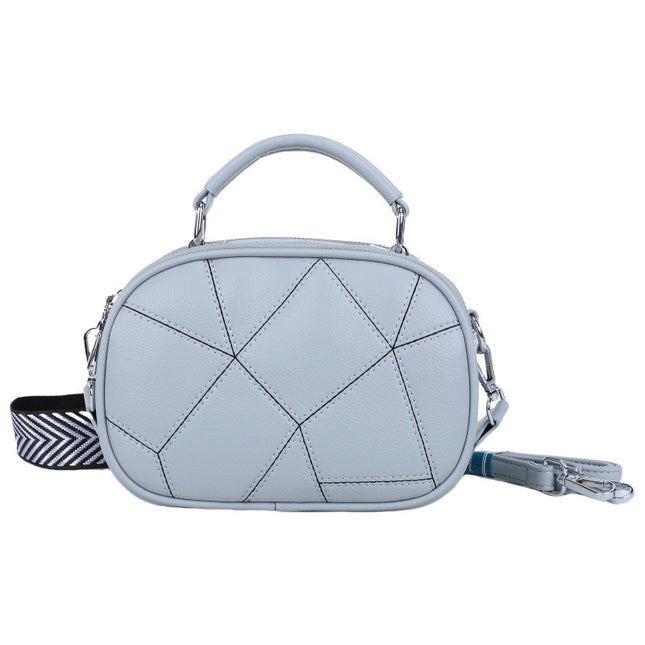 Fashion Three-layer Retro Trendy Patchwork Small Bag