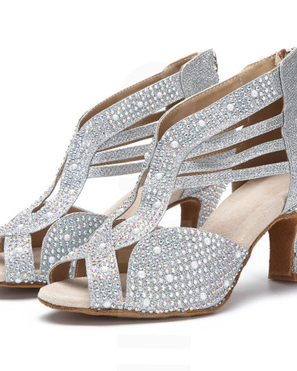 Diamond-encrusted Senior Dance Shoe Women