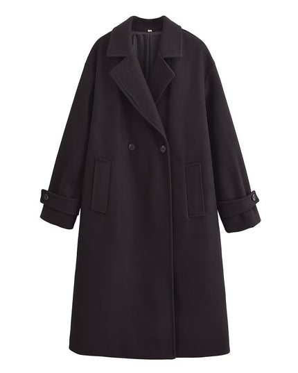 Coat Elegant Long Slimming Slim Fit 9