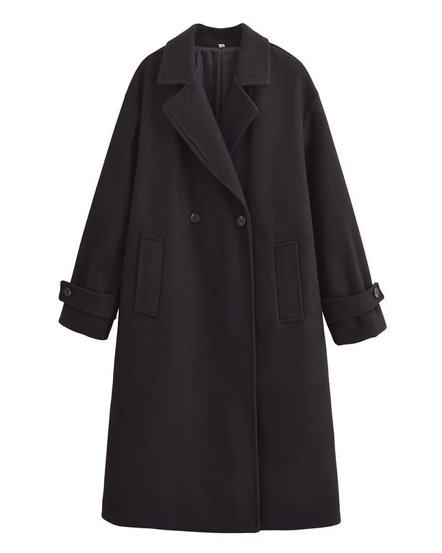 Coat Elegant Long Slimming Slim Fit 9