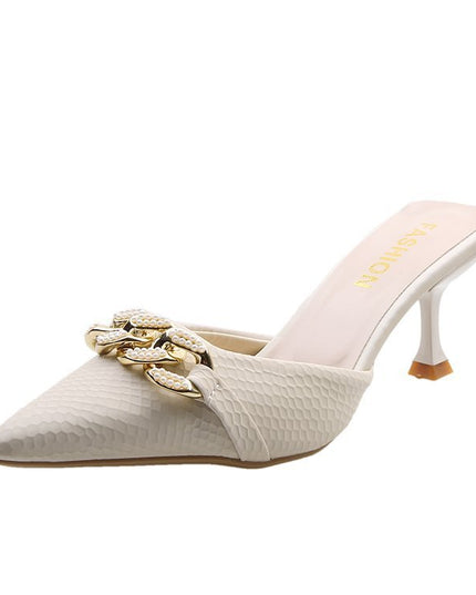 Women's Pointed-toe Stiletto Sandals And Slippers