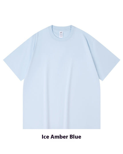 Cotton Heavy Round Neck Cultural T-shirt Advertising Shirt