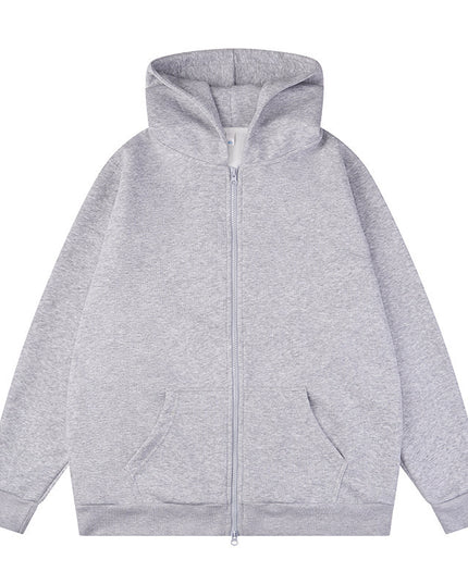 Zipper Men's Autumn And Winter New Pure Cotton Baggy Coat Sports Casual Top