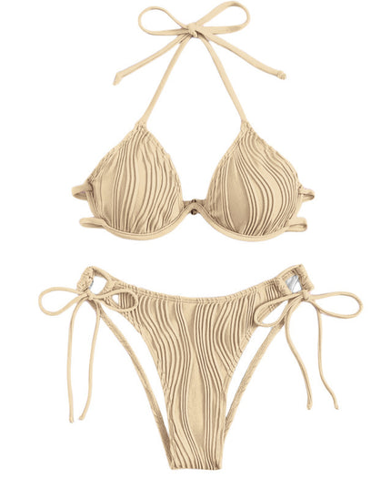 Women's Split Sexy Bikini Swimsuit With Steel Bracket