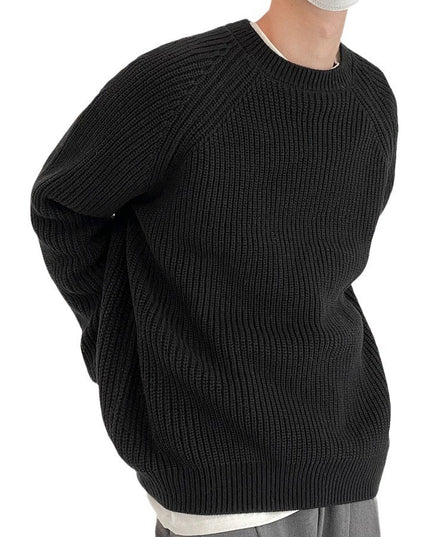 Sweater Men's Loose And Lazy Style All-matching Pullover Thickened Sweater