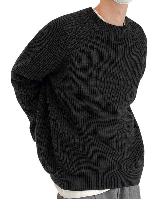 Sweater Men's Loose And Lazy Style All-matching Pullover Thickened Sweater