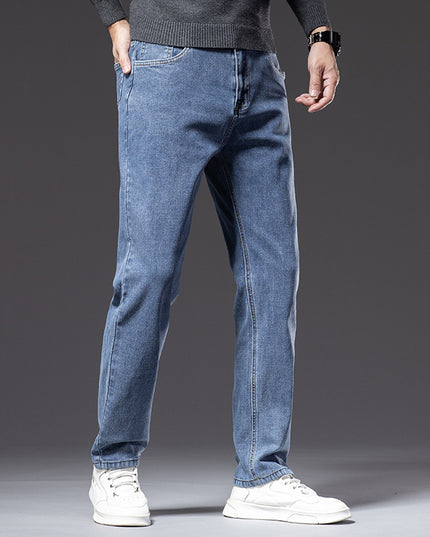 Straight-leg Pants Dad Men's Casual Trousers